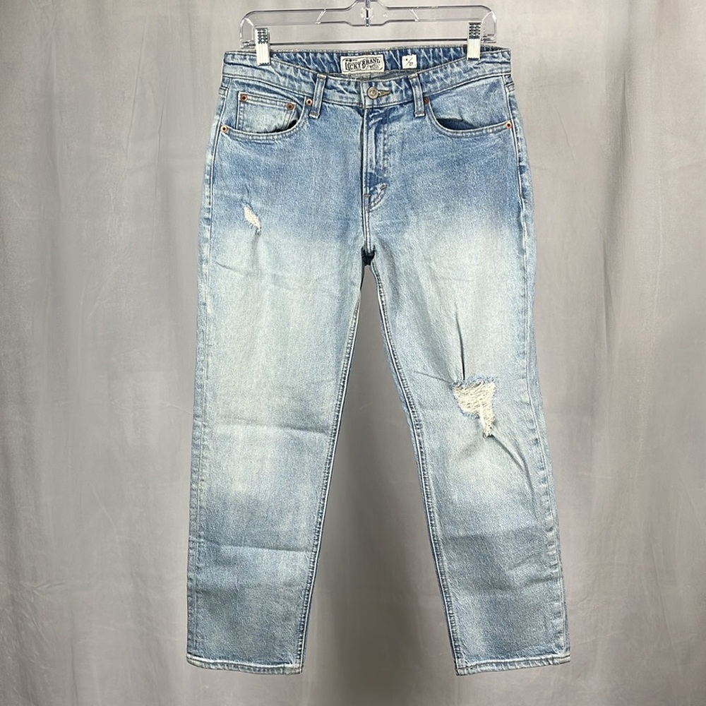 Lucky Brand Sienna‎ Slim Boyfriend in Wilbarger Dest Wash.
